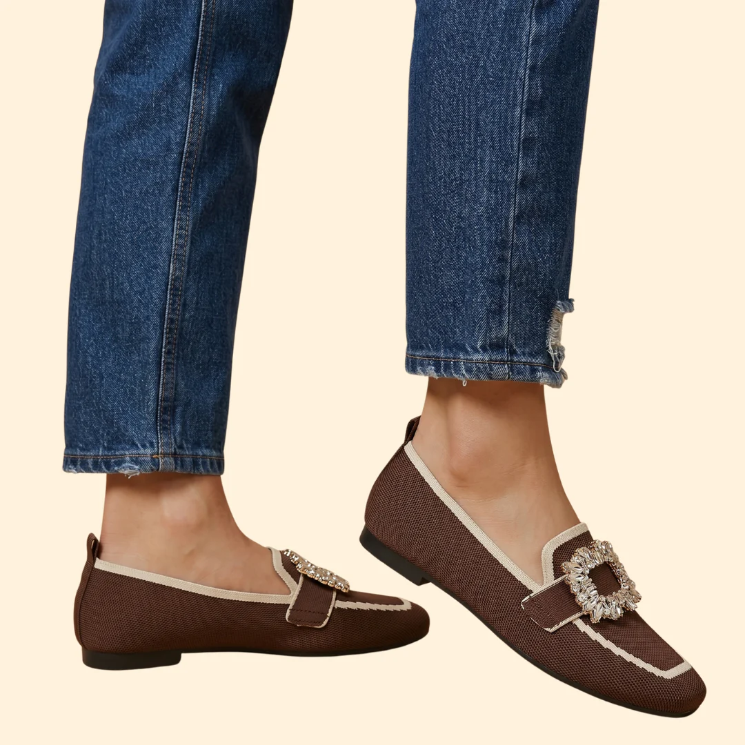 Women's Orthopedic Loafers with Buckle - Image 8