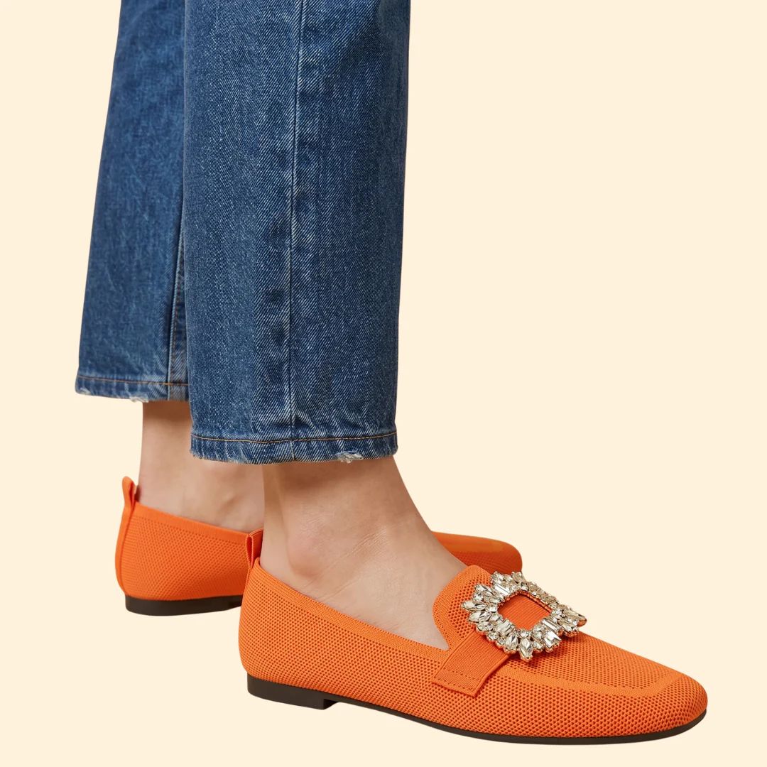Women's Orthopedic Loafers with Buckle - Image 9