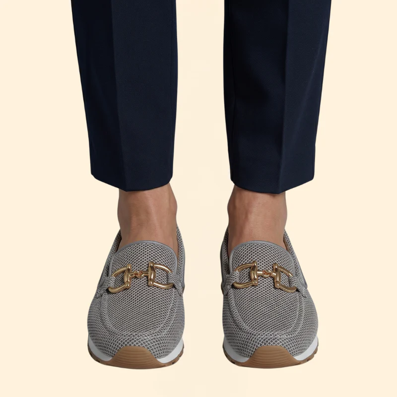 Women's Orthopedic Loafers with Buckle - Image 3