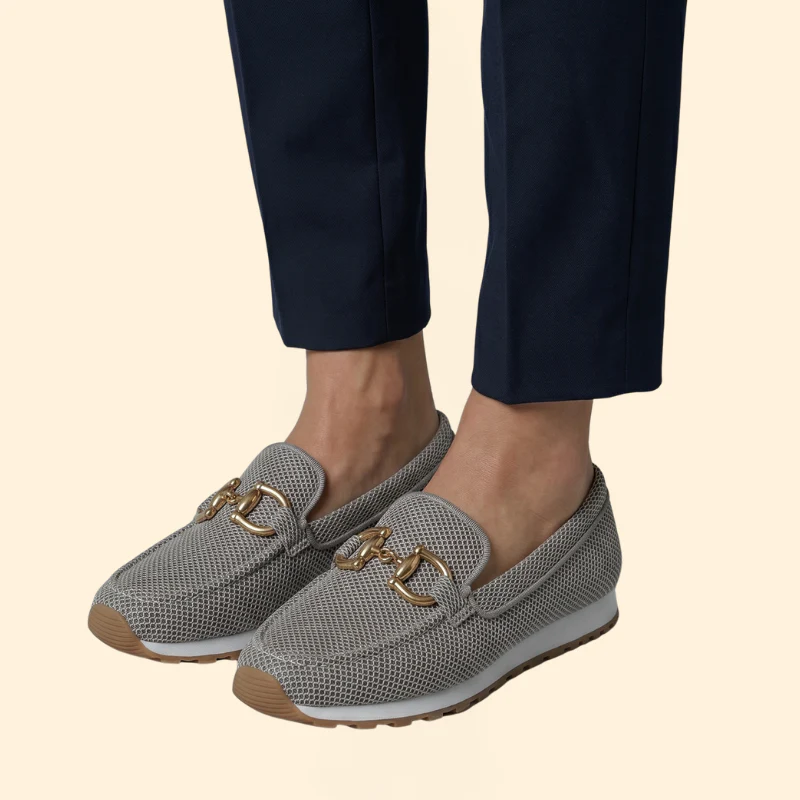Women's Orthopedic Loafers with Buckle - Image 4