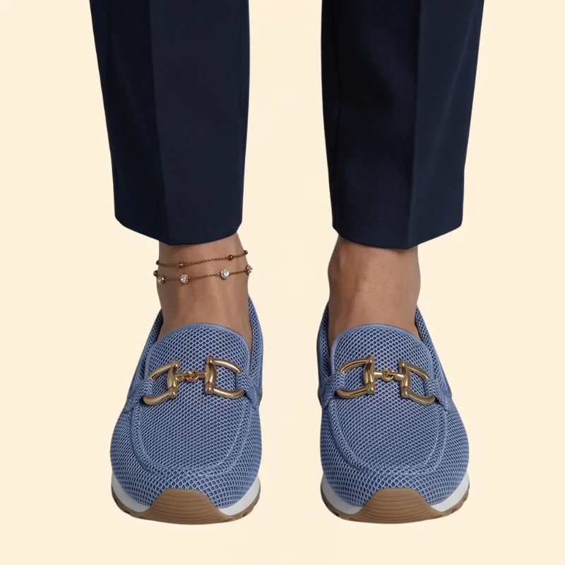 Women's Orthopedic Loafers with Buckle - Image 8