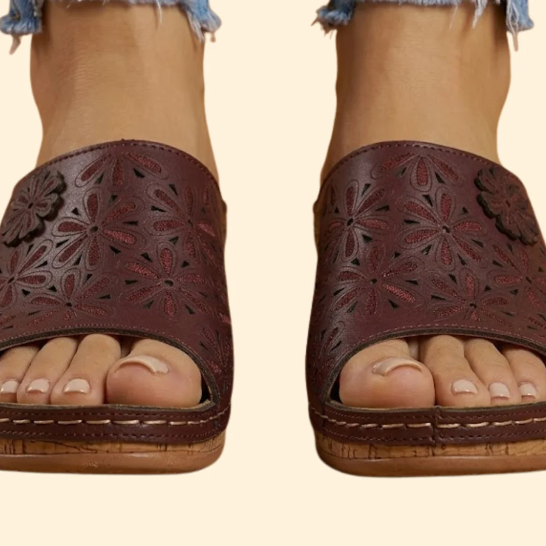 Women's Orthopedic Sandals with Cutouts - Image 6