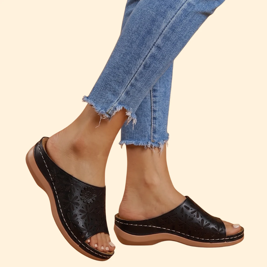 Women's Orthopedic Sandals with Cutouts - Image 8