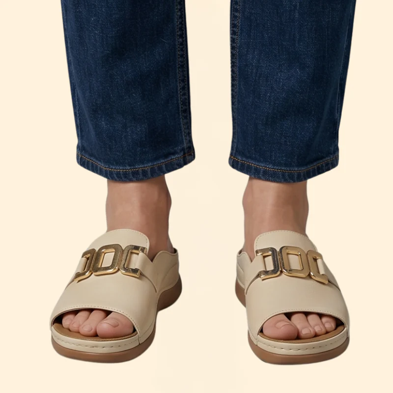 Women's Orthopedic Sandals with Hardware - Image 3