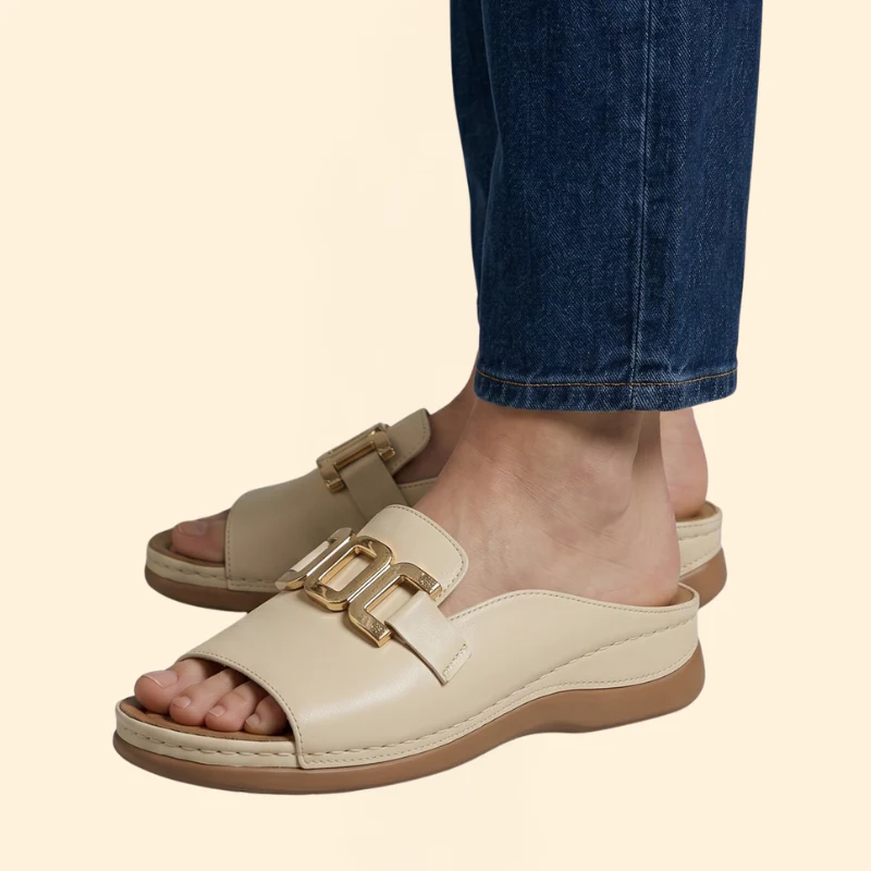 Women's Orthopedic Sandals with Hardware - Image 5