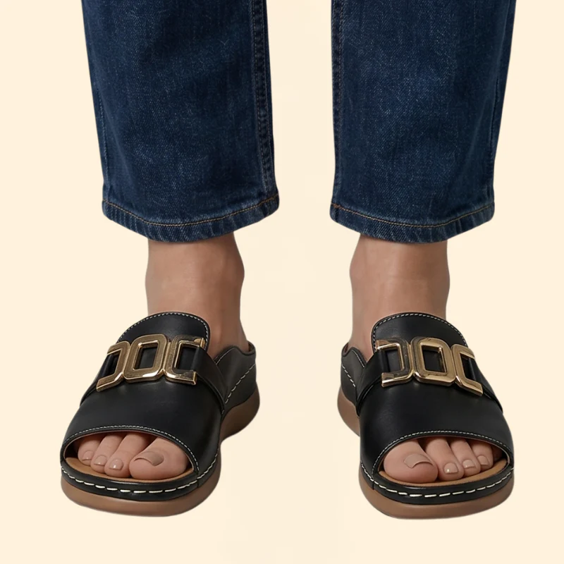 Women's Orthopedic Sandals with Hardware - Image 7