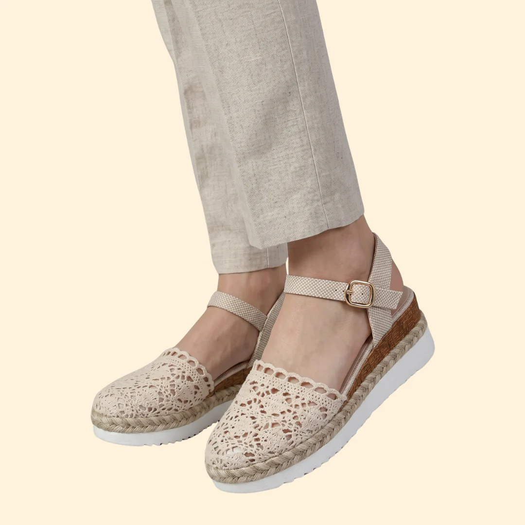 Women's Orthopedic Sandals with Lace - Image 5