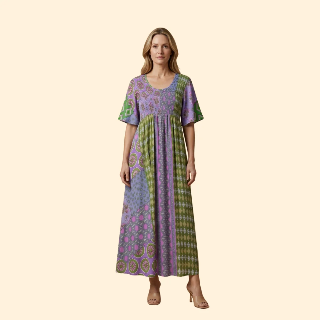Women's Paisley Maxi Dress - Image 2