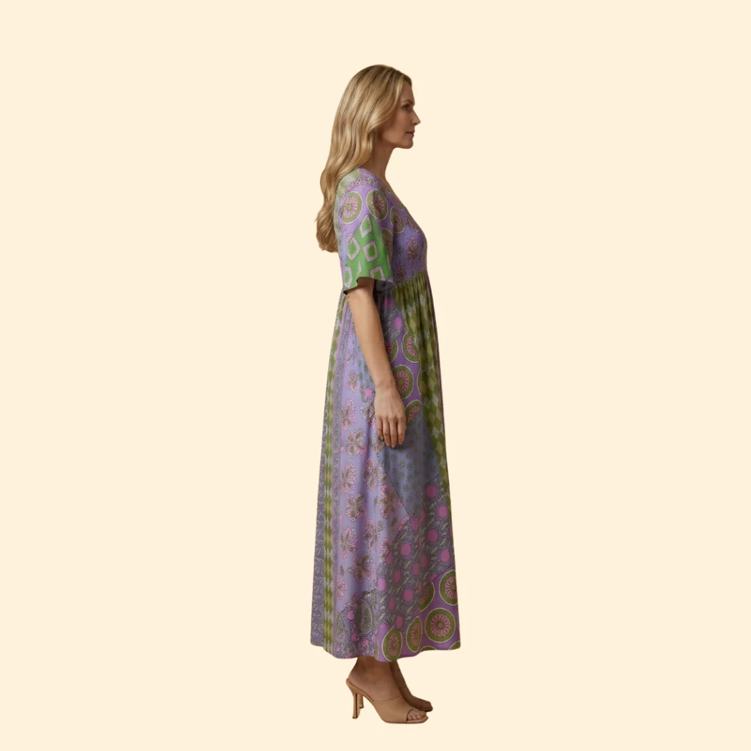 Women's Paisley Maxi Dress - Image 3