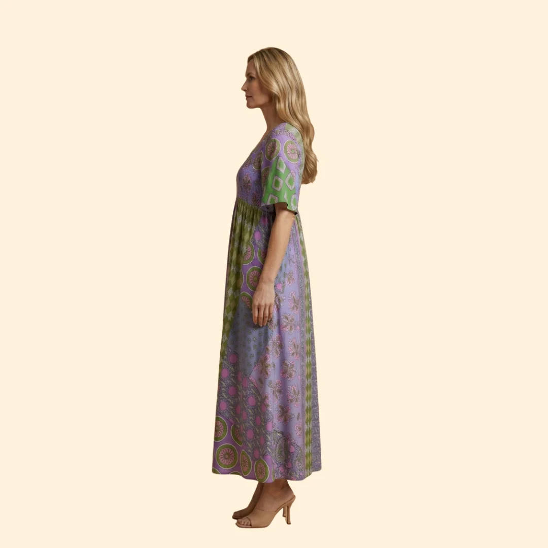 Women's Paisley Maxi Dress - Image 4