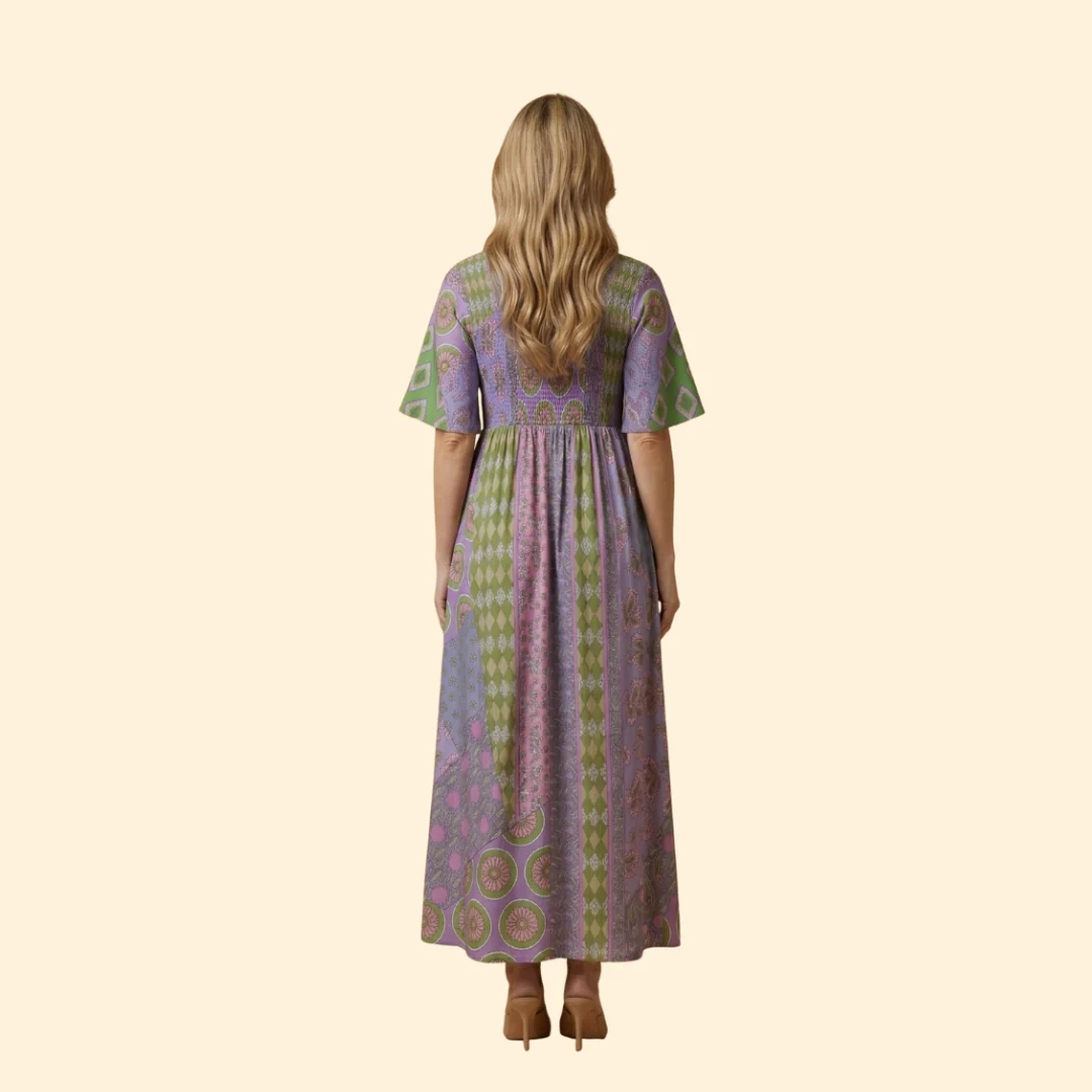 Women's Paisley Maxi Dress - Image 5