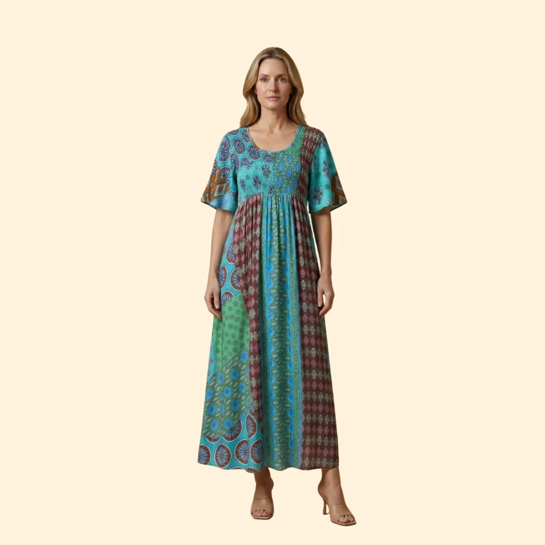 Women's Paisley Maxi Dress - Image 7