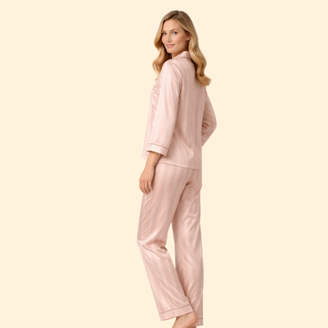 Women’s Pajama Set with Long Sleeves and Pants - Image 3