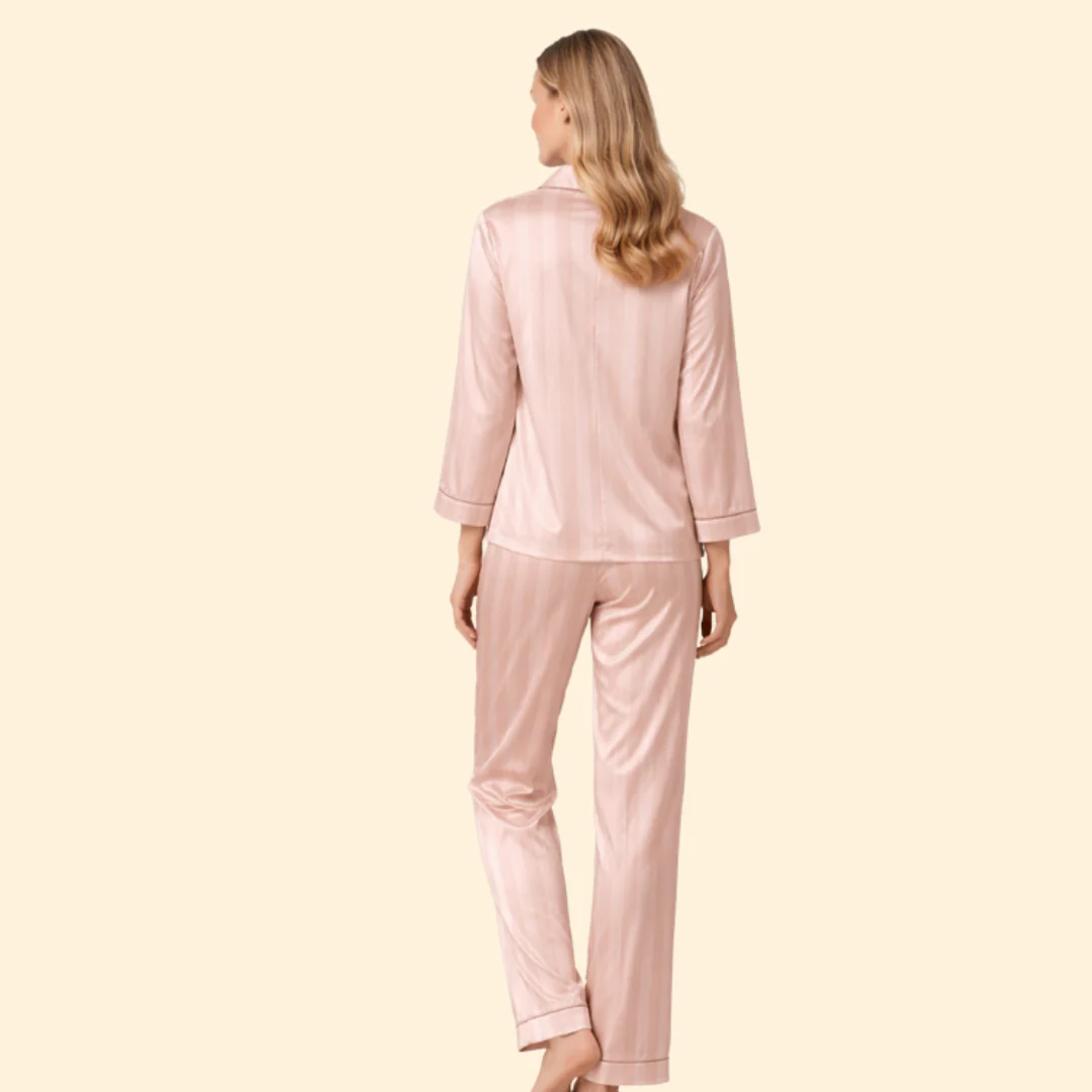 Women’s Pajama Set with Long Sleeves and Pants - Image 4