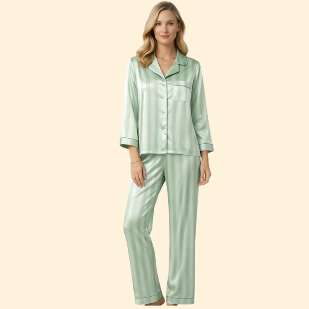 Women’s Pajama Set with Long Sleeves and Pants - Image 5