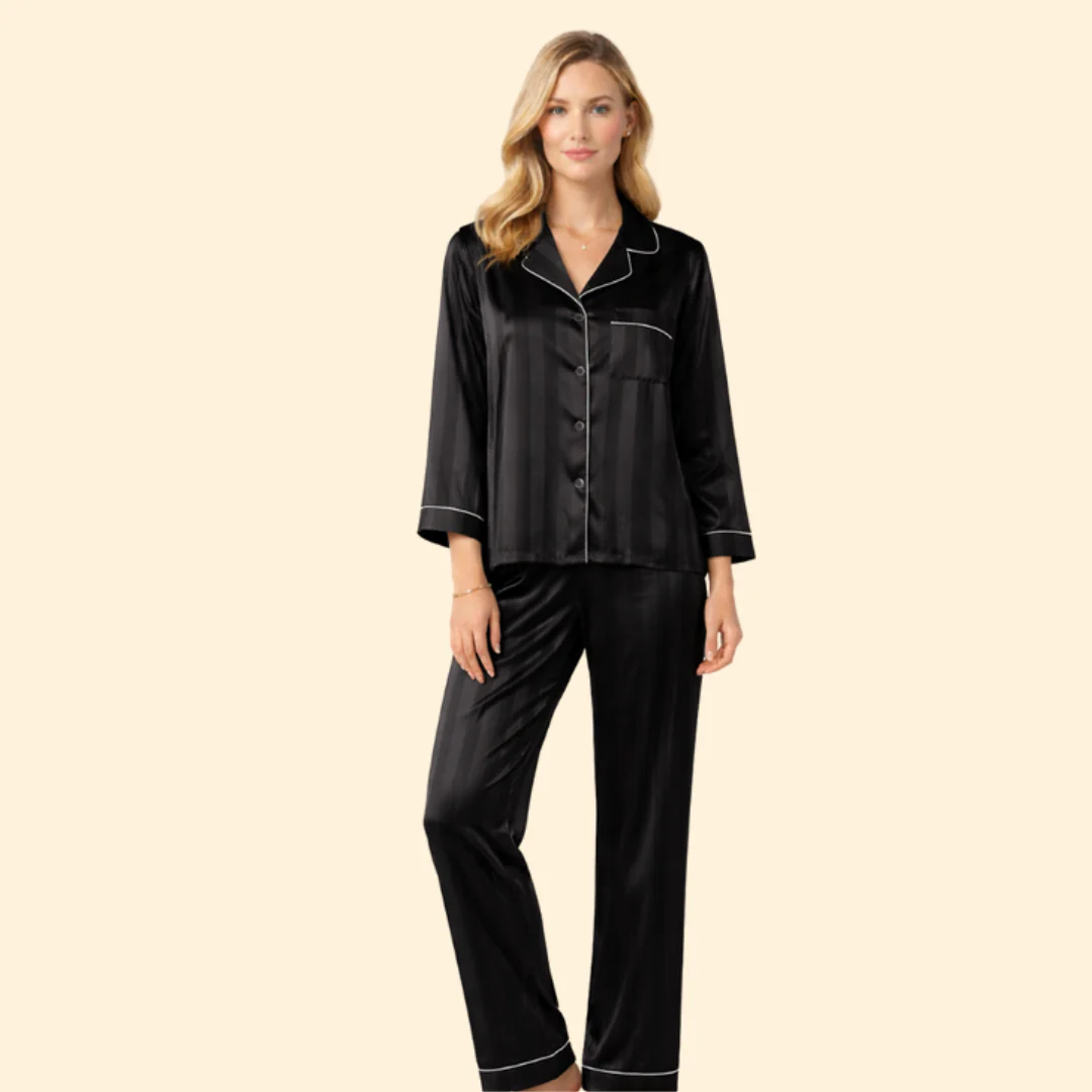 Women’s Pajama Set with Long Sleeves and Pants - Image 7