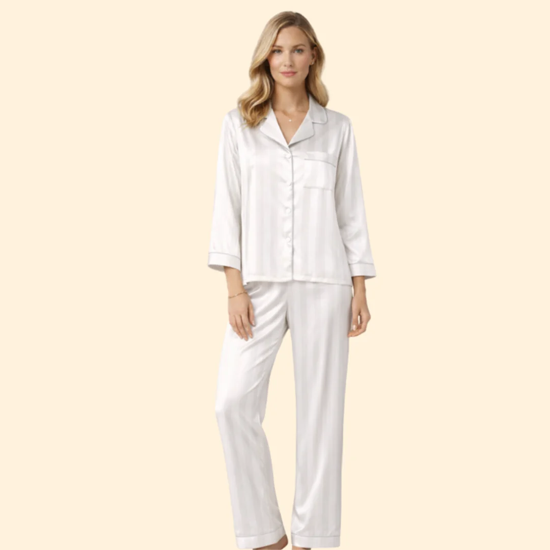 Women’s Pajama Set with Long Sleeves and Pants - Image 8