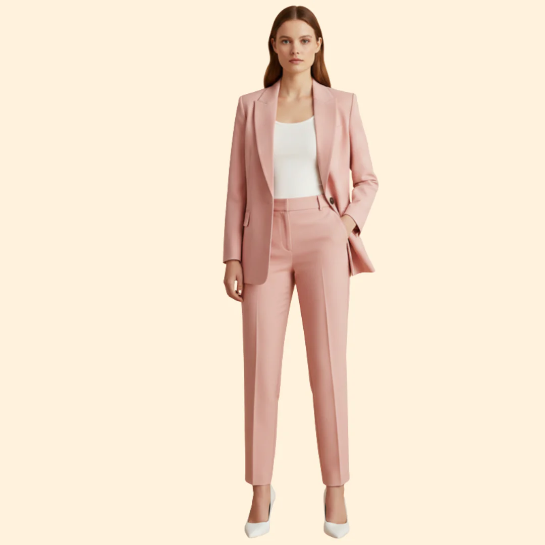 Women’s Pantsuit Set with Notched Lapels - Image 10