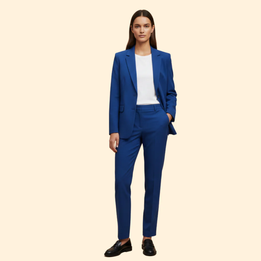 Women’s Pantsuit Set with Notched Lapels - Image 6