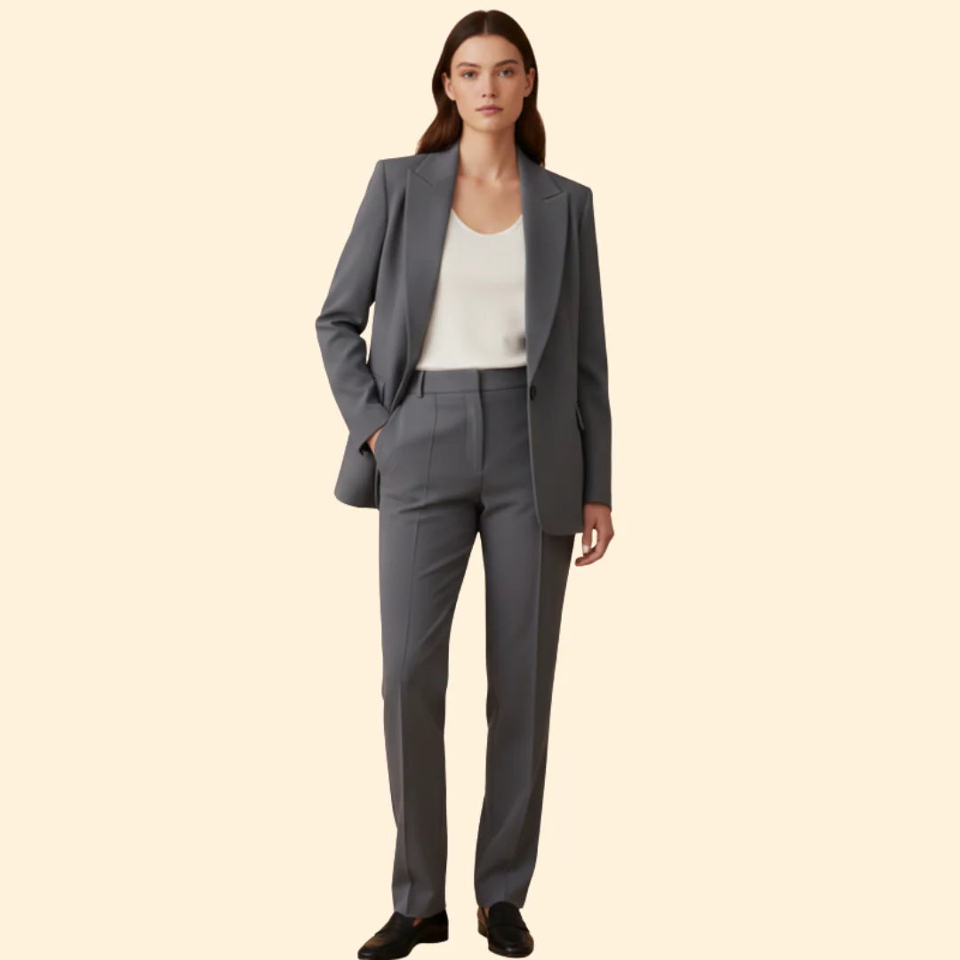 Women’s Pantsuit Set with Notched Lapels - Image 7