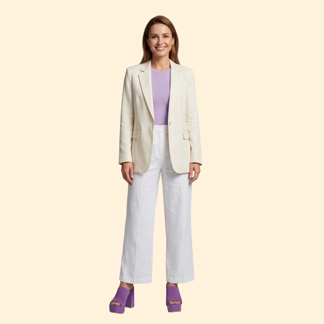 Women's Ribbed Platform Mules with Chunky Heel - Image 2