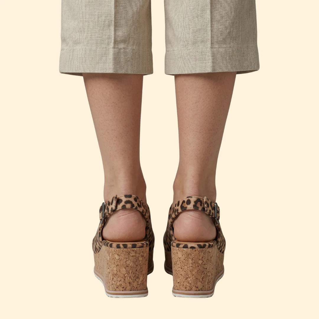 Women's Platform Sandals with Buckle - Image 5
