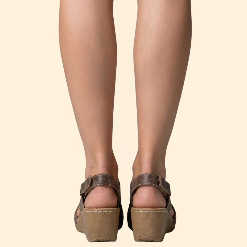 Women's Platform Wedge Sandals - Image 5