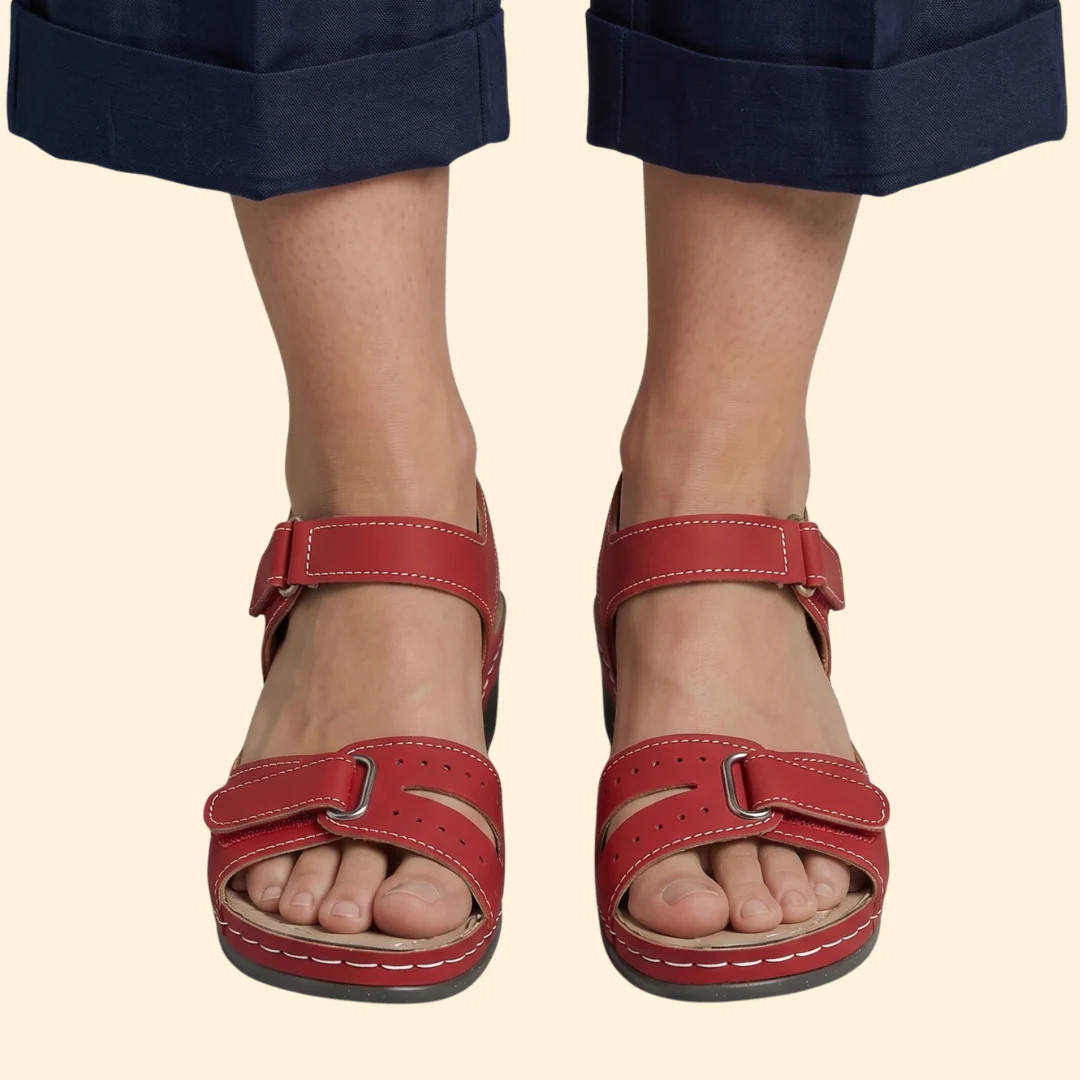 Women's Platform Wedge Sandals with Cushioned Footbed - Image 9