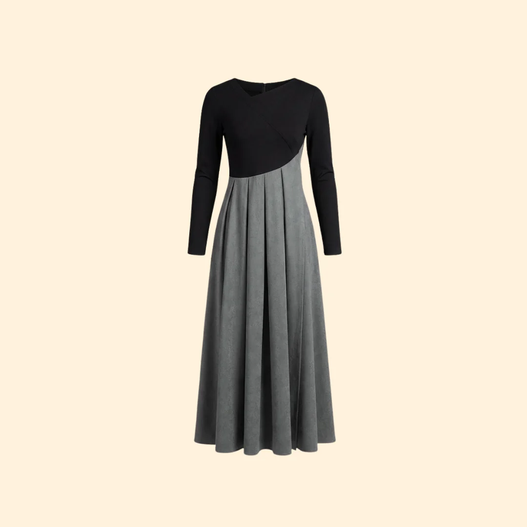 Women's Pleated A-Line Dress