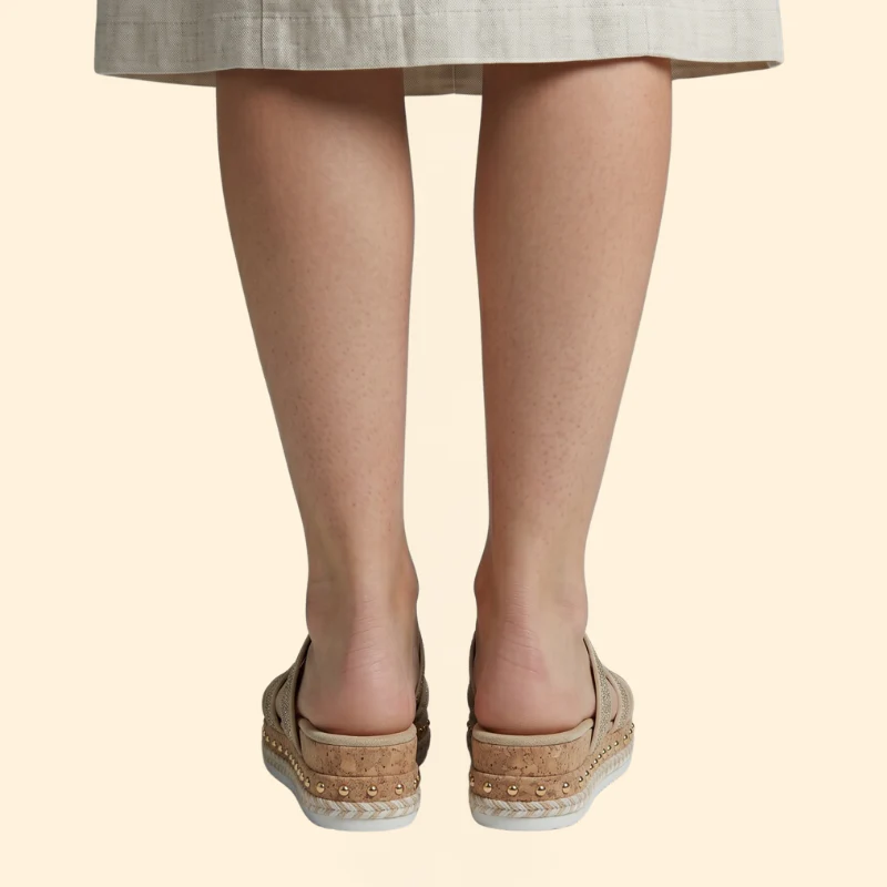 Women's Printed Glitter Sandals - Image 6