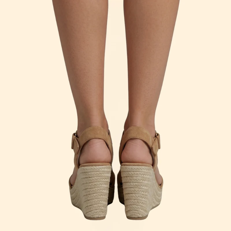 Women's Printed Wedge Sandals - Image 5