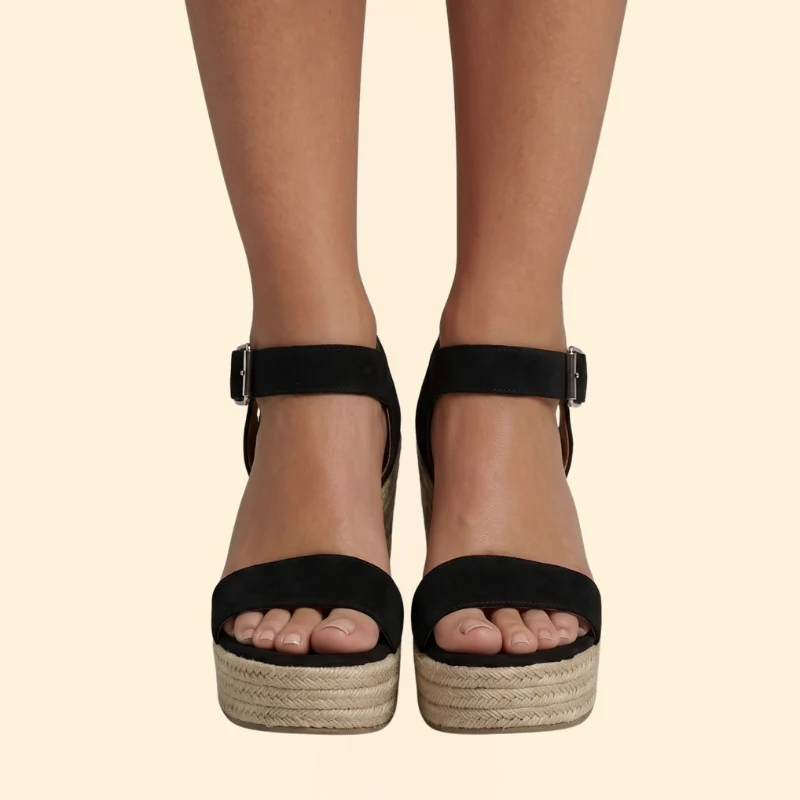 Women's Printed Wedge Sandals - Image 7