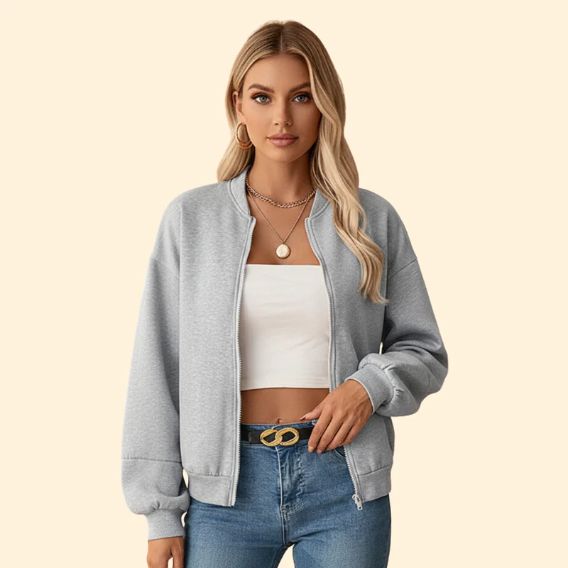 Women's Puffed Sleeves Jacket - Image 2
