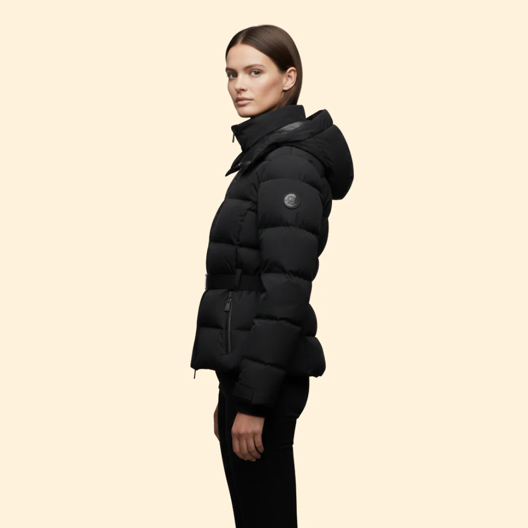 Women’s Quilted Jacket with Detachable Hood - Image 5