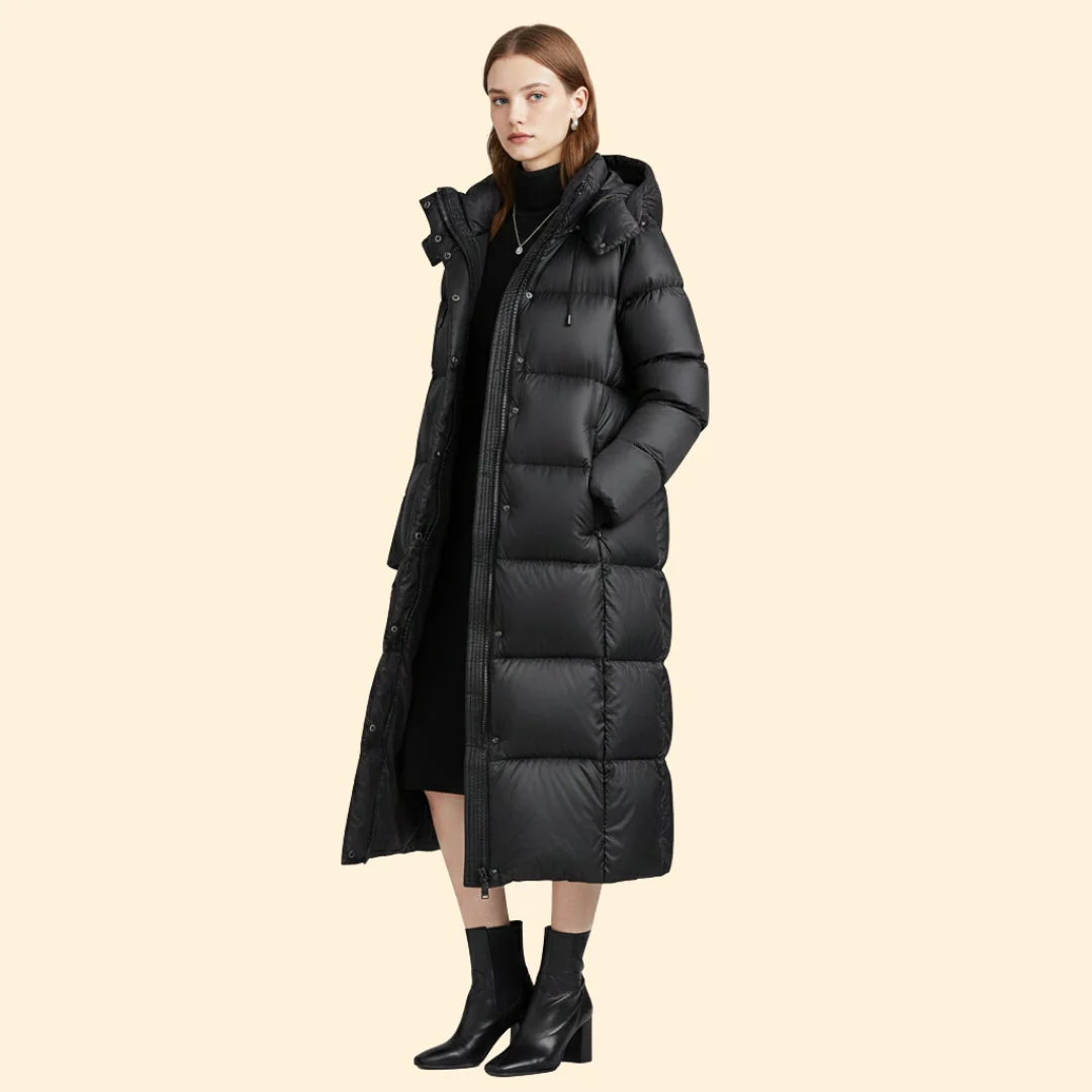 Women’s Quilted Jacket with Full Length Fit - Image 3