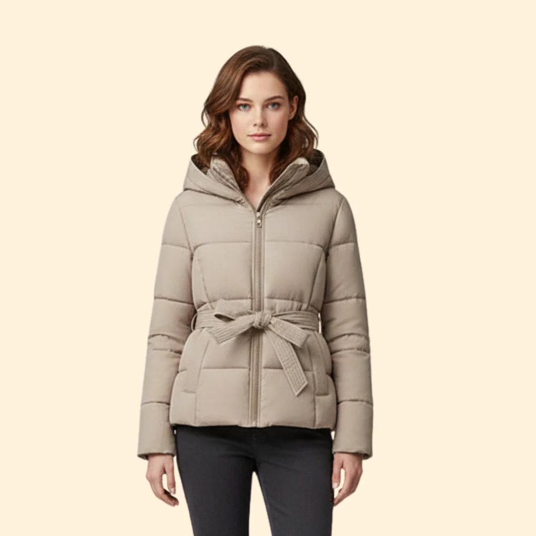 Women’s Quilted Jacket with Snap Buttons - Image 7