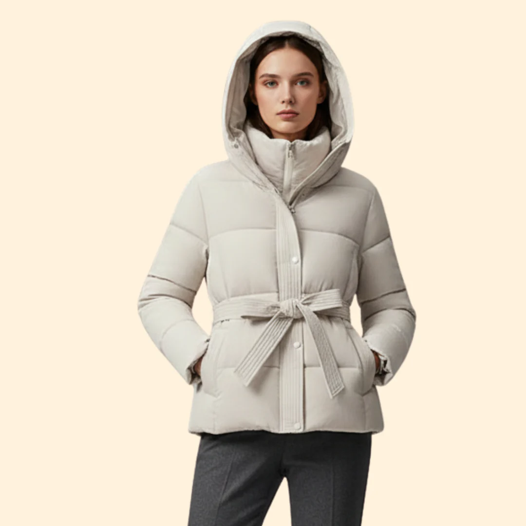 Women’s Quilted Jacket with Snap Buttons - Image 8
