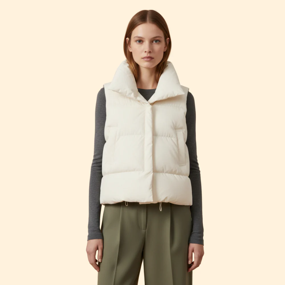 Women’s Quilted Puffer Vest - Image 6