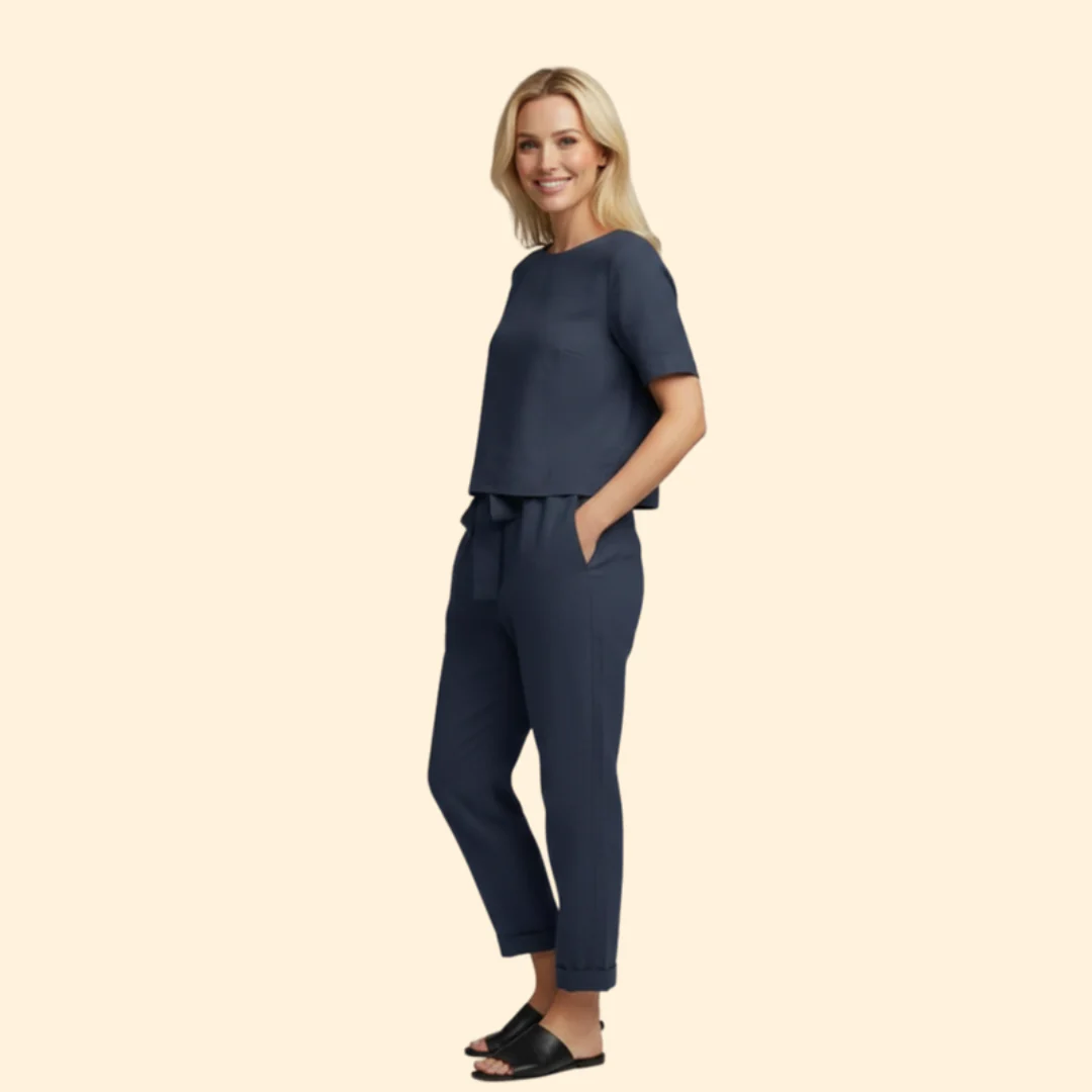 Women’s Relaxed Fit Jumpsuit Short Sleeves - Image 5