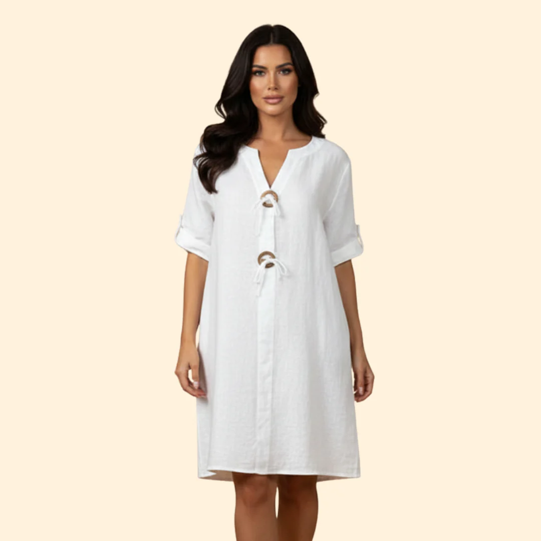 Women's Relaxed Fit Midi Dress - Image 9