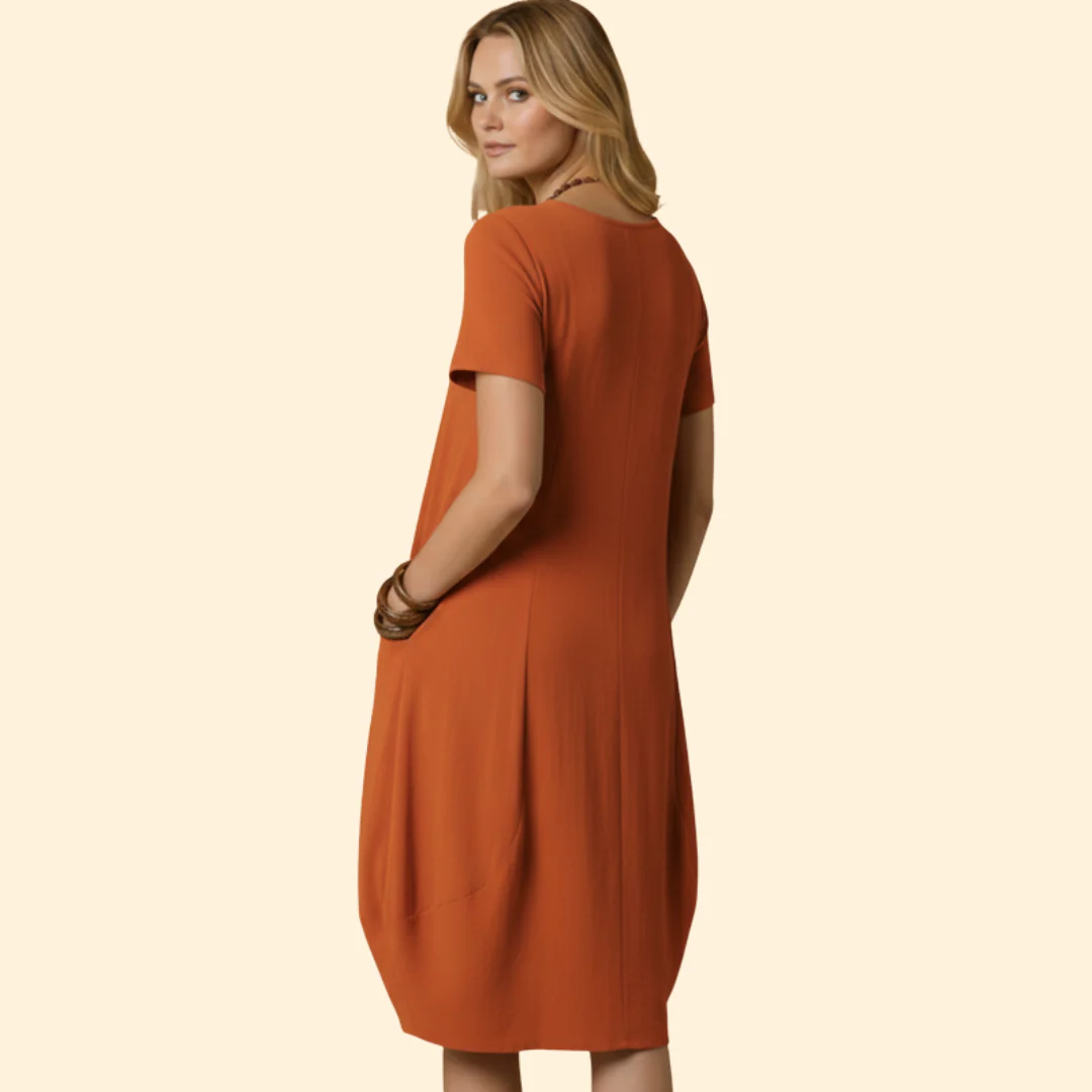 Women's Relaxed Fit Midi Dress - Image 4