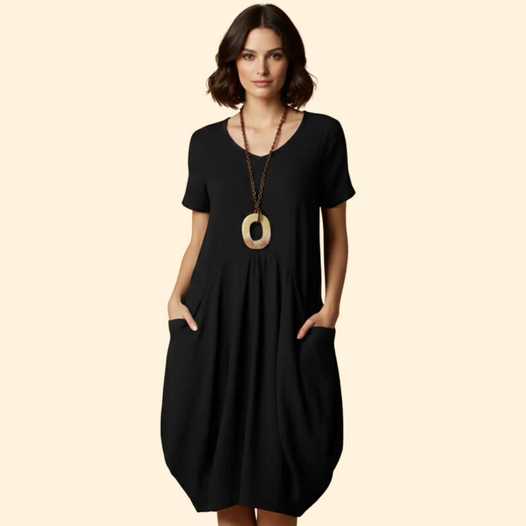Women's Relaxed Fit Midi Dress - Image 9