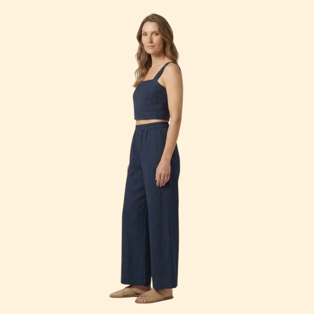 Women’s Relaxed Fit Top and Pants Set - Image 3
