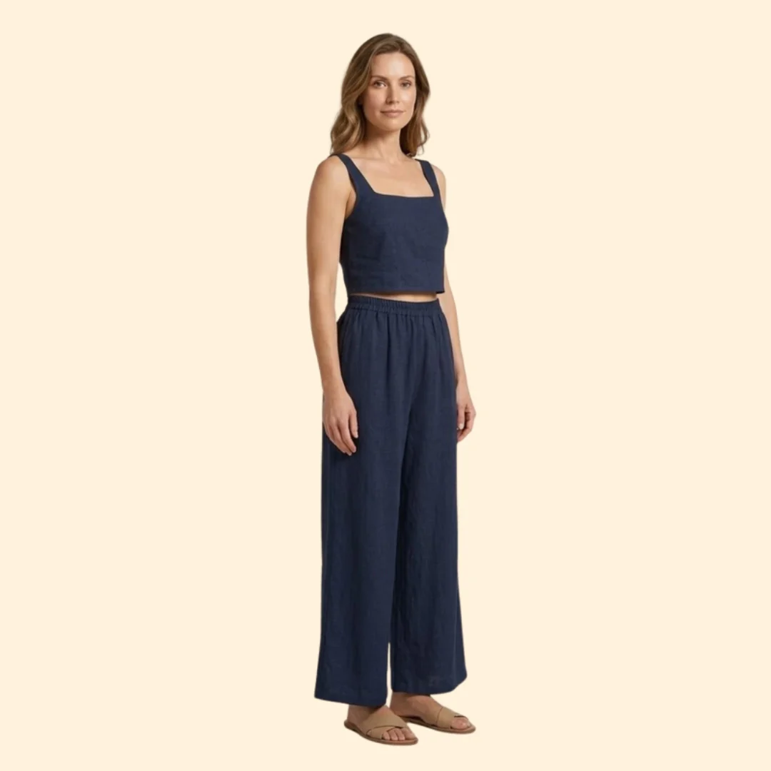 Women’s Relaxed Fit Top and Pants Set - Image 4