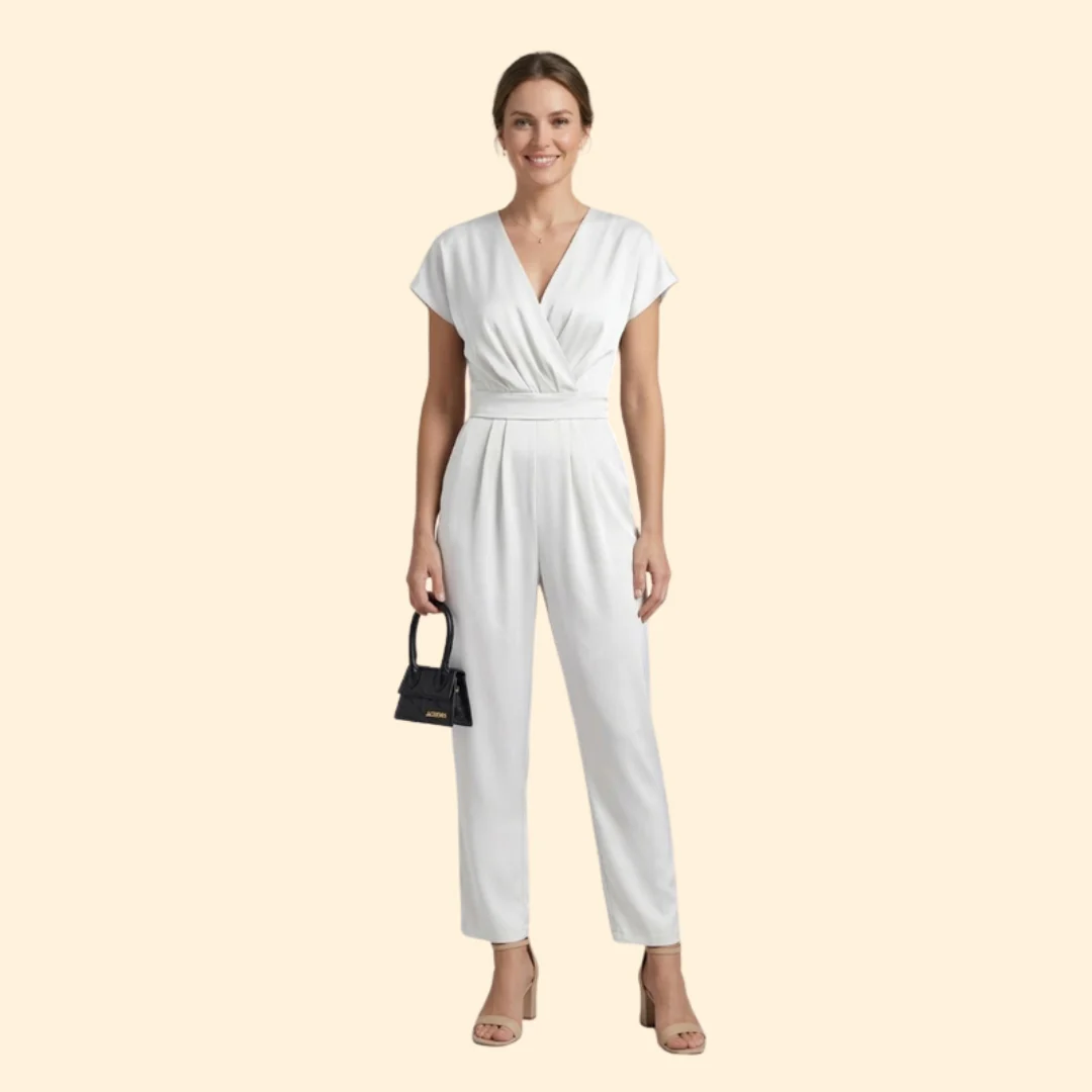 Women’s Relaxed Jumpsuit with Tapered Legs - Image 8