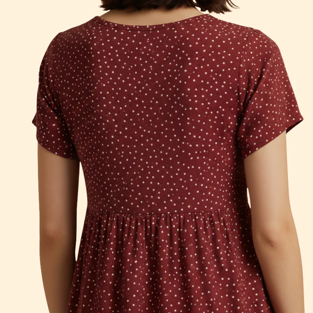 Women’s Relaxed Round Neck Dress - Image 7