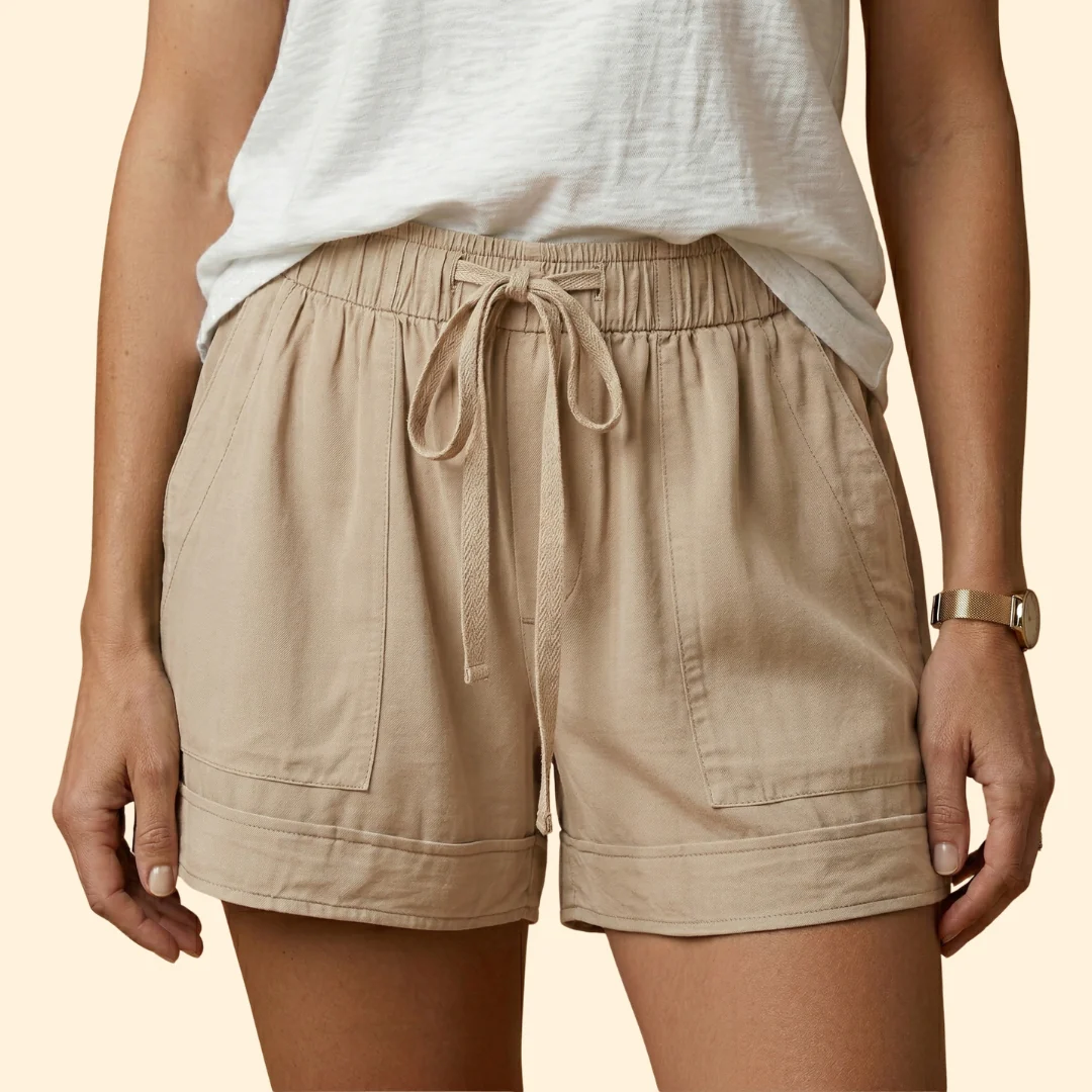 Women’s Relaxed Shorts with Drawstring - Image 12