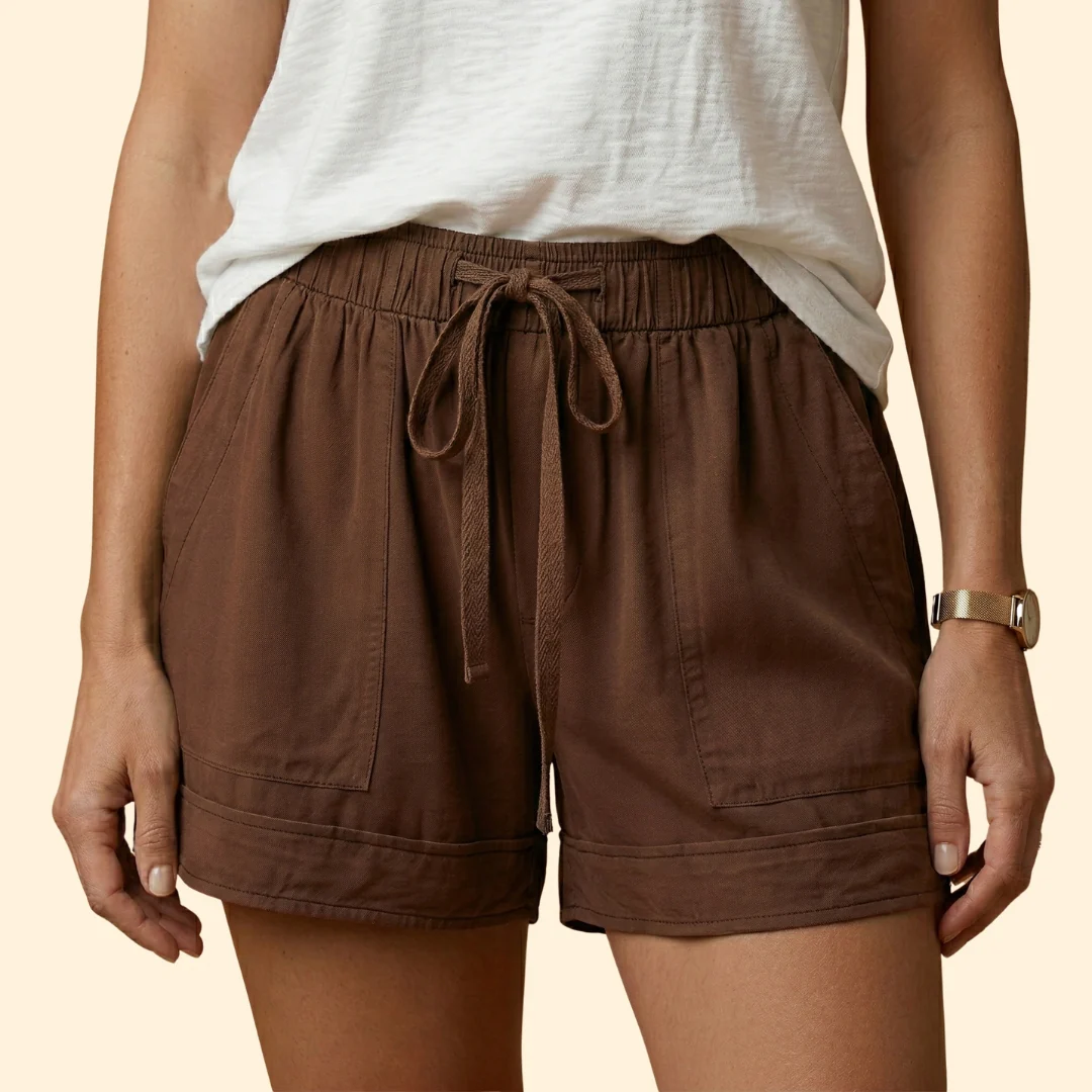 Women’s Relaxed Shorts with Drawstring - Image 14