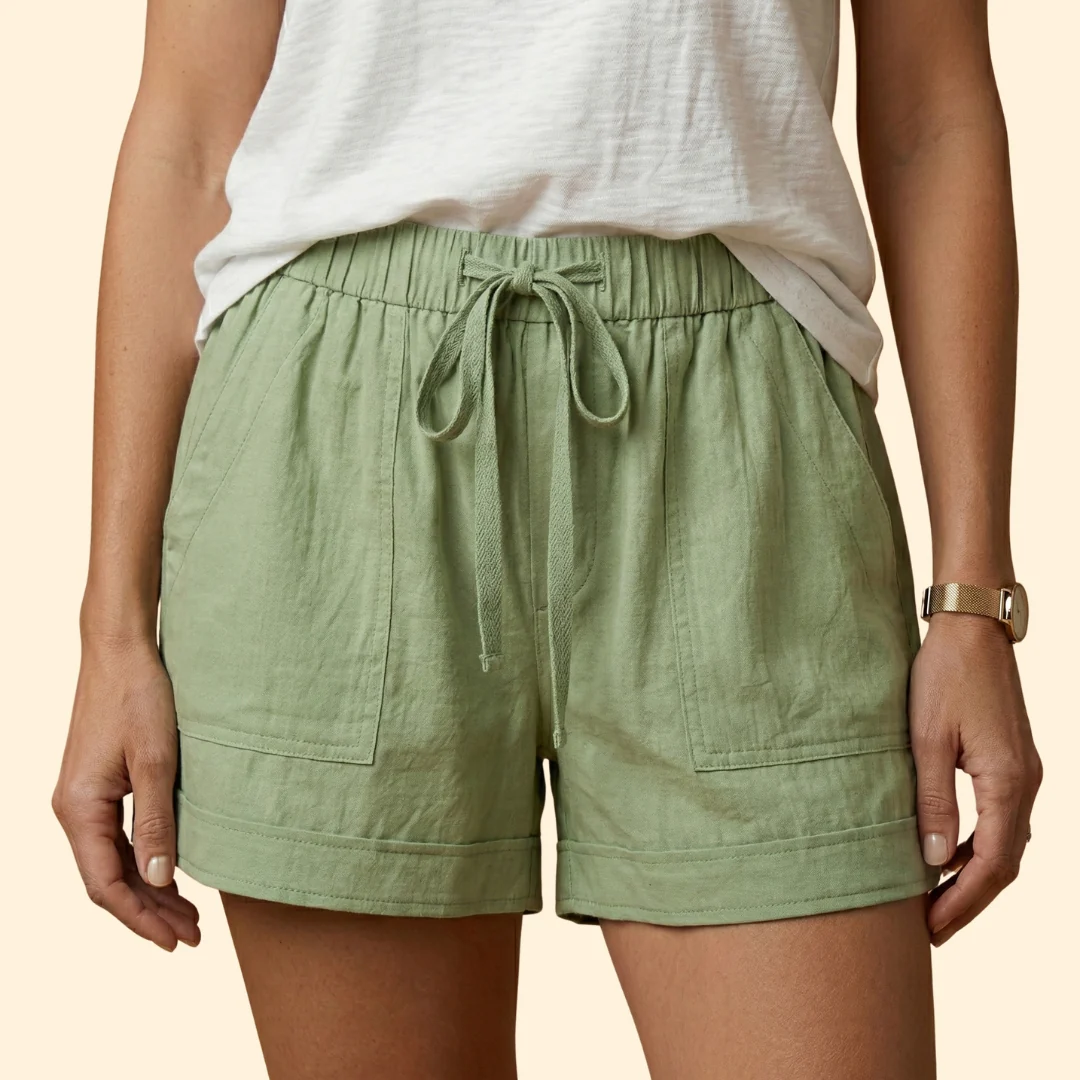 Women’s Relaxed Shorts with Drawstring - Image 15
