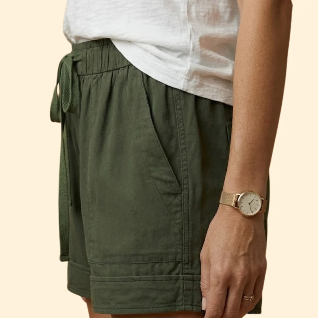 Women’s Relaxed Shorts with Drawstring - Image 5